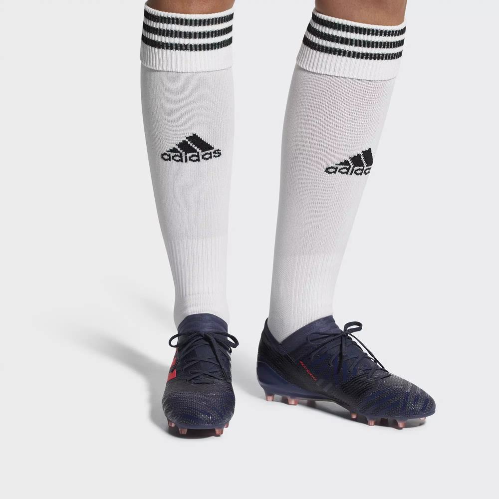 Adidas Nemeziz 17.1 Firm Ground Tacos de Futbol Azules Para Mujer (MX-13600)